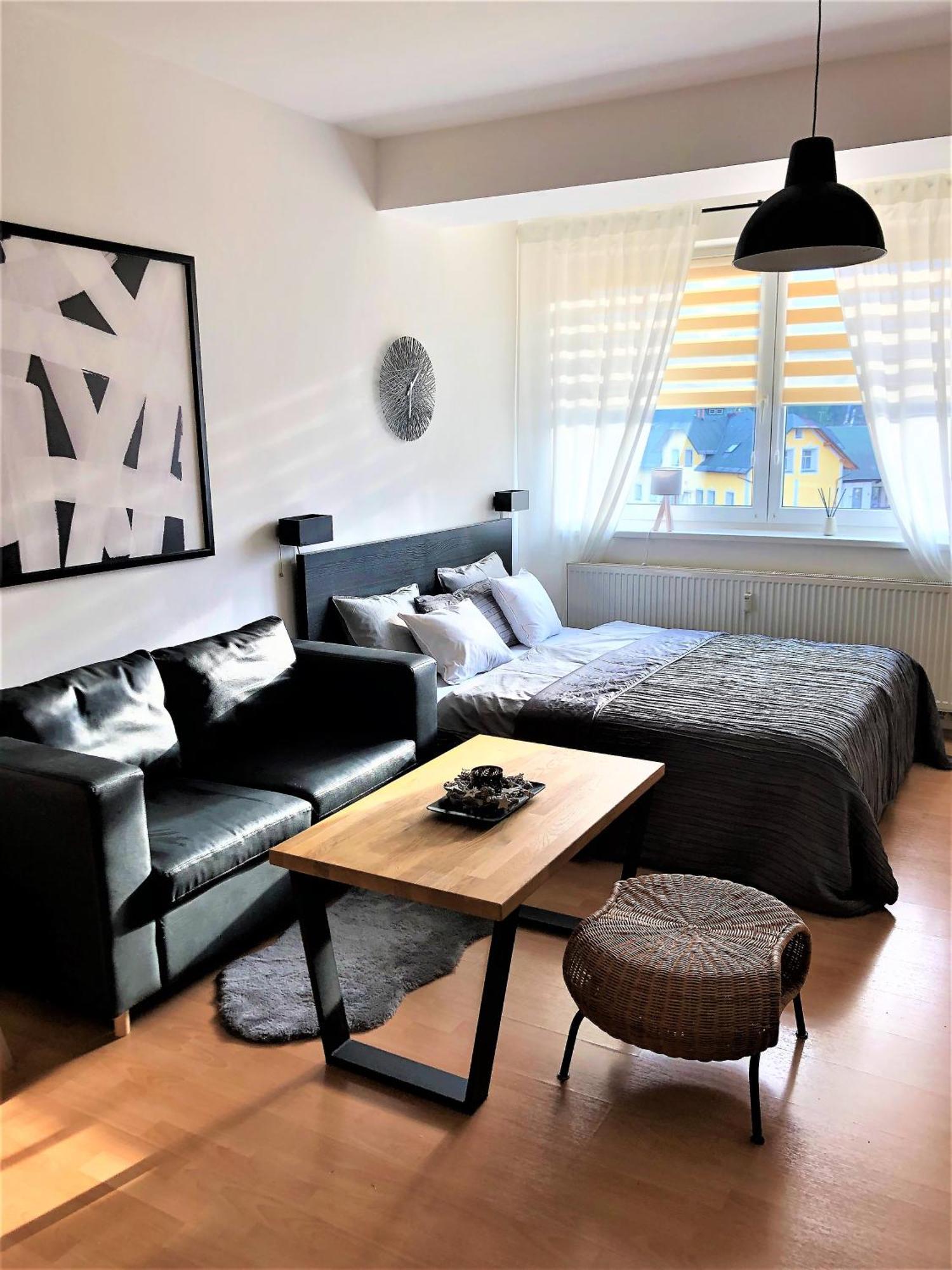 Apartman U Sklarny Lägenhet Harrachov Exteriör bild